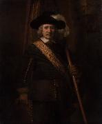 Portrait of Floris soop as a Standard-Bearer (mk33) Rembrandt